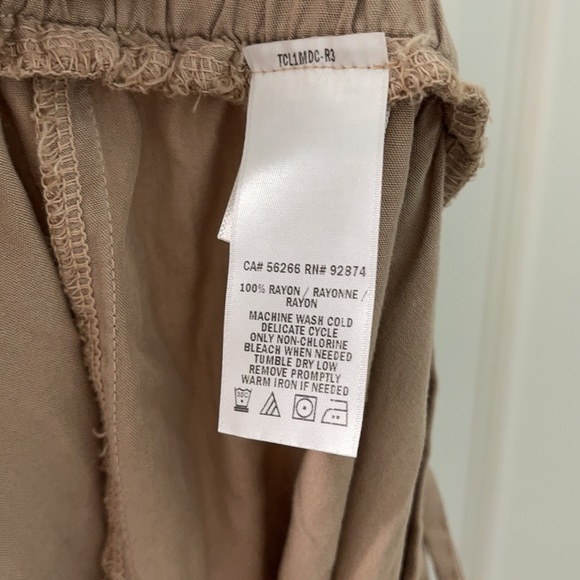 Splendid Women’s Size Large Tan Beige Jogger Pant - Picture 8 of 9
